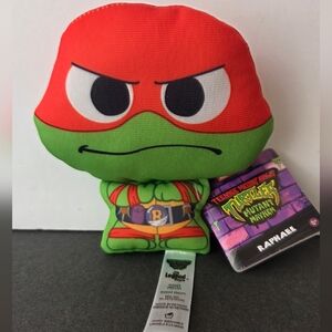 TMNT Mutant Mayhem Raphael Plush 5" NWT Raph Fabric Doll